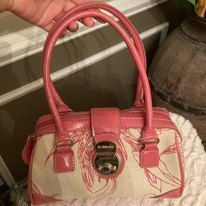 pink floral liz claiborne purse